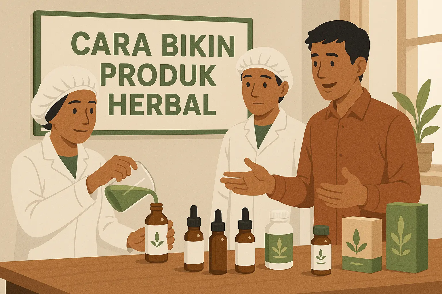 cara bikin produk herbal