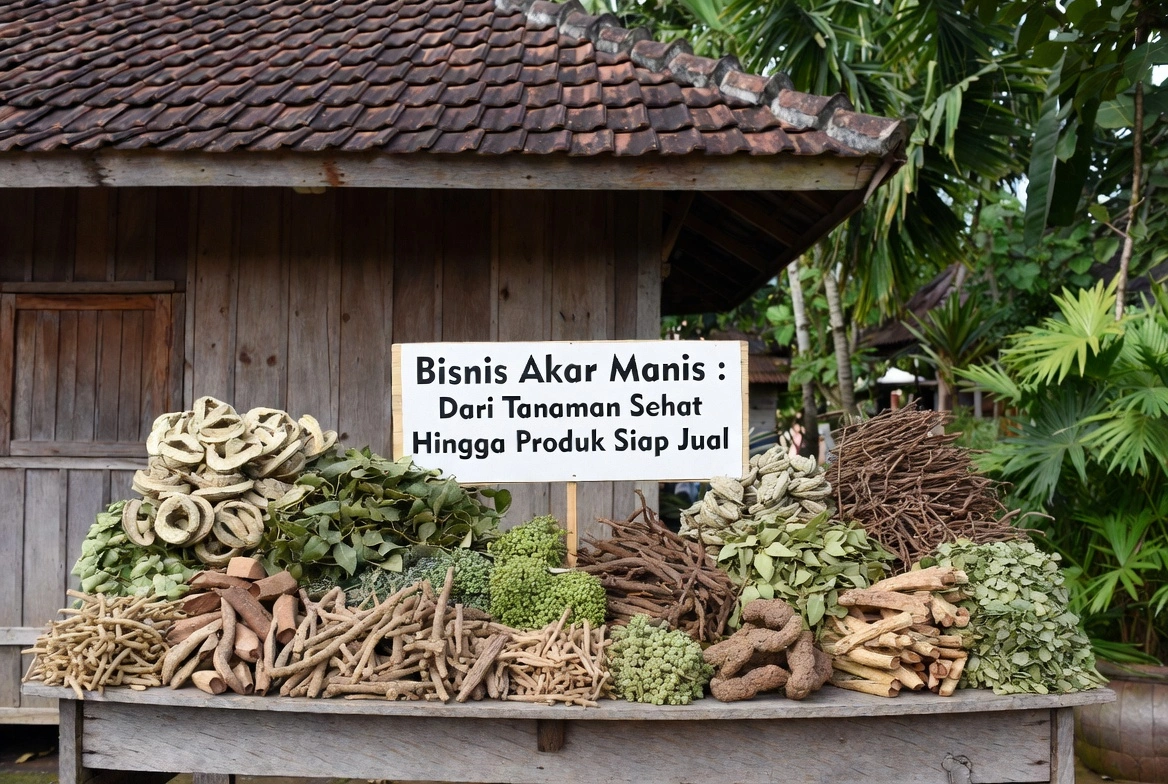 Bisnis Akar Manis: Dari Tanaman Sehat Hingga Produk Siap Jual